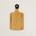 TABLA DE BAMBOO CON MANGO NEGRO RECTANGULAR 34X17 CM
