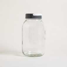 FRASCO DE VIDRIO CON TAPA DE PLASTICO 3L
