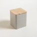 LATA CUADRADA TAPA BAMBOO GREY BISCUITS
