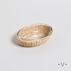 FUENTE OVAL DE BOROSILICATO PARA HORNO 21X13,5 CM *VASSA