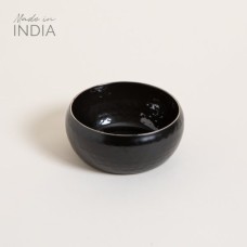 BOWL DE ACERO INOX BLACK KIRAN 14X7 CM