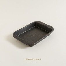 MOLDE DE ACERO NEGRO GRANITO RECTANGULAR 39.5X28X5 CM