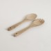 SET DE CUBIERTOS PARA ENSALADA DE MADERA DE ACACIA 26 CM SET DE CUBIERTOS PARA ENSALADA DE MADERA DE ACACIA 26 CM