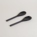 SET DE CUBIERTOS PARA ENSALADA DE MADERA DE ACACIA NEGRA 26 CM