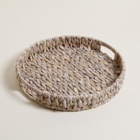 BANDEJA REDONDA BANGKOK WHITE 40 X 7 CM BANDEJA REDONDA BANGKOK WHITE 40 X 7 CM