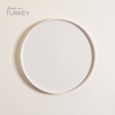PLATO DE POSTRE NET CREMA 21CM