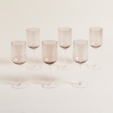 SET X 6 COPAS CHICAS FLORENCIA BROWN 200 ML