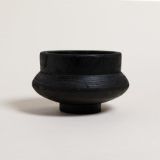 BOWL DECO BOIS NEGRO 15X21 CM
