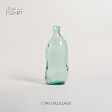 JARRON VIDRIO RECICLADO AMORFO